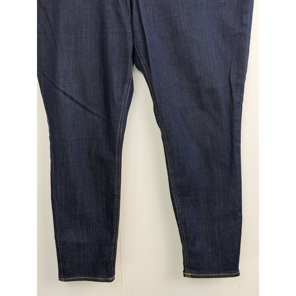 Old Navy High Rise Super Skinny Jeans Women's size 18 Dark Blue Stretch Denim - Picture 3 of 6